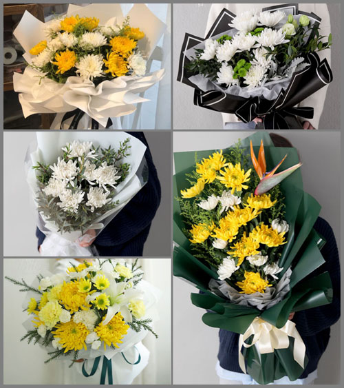 安徽芜湖市无为县陡沟镇金李村白事花束代送